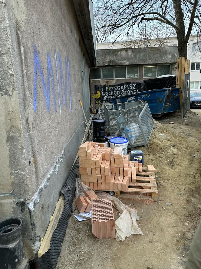 Przebudowa kina Tęcza (marzec 2025)