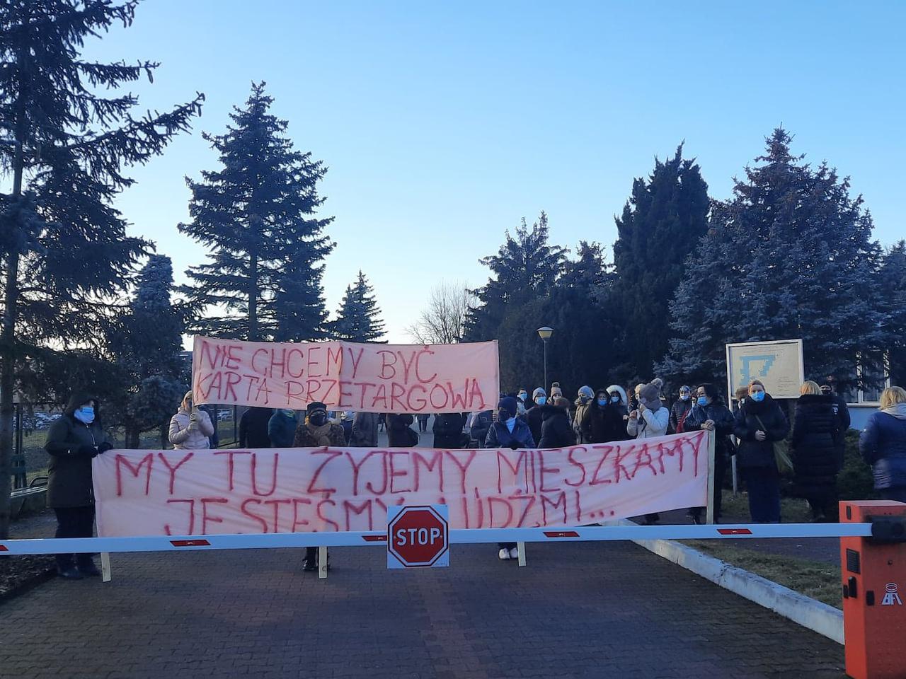 Protest w Zakładzie Opiekuńczo-Leczniczym 