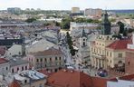 Panorama Lublina z najwyższego punktu widokowego w mieście - Wieży Trynitarskiej