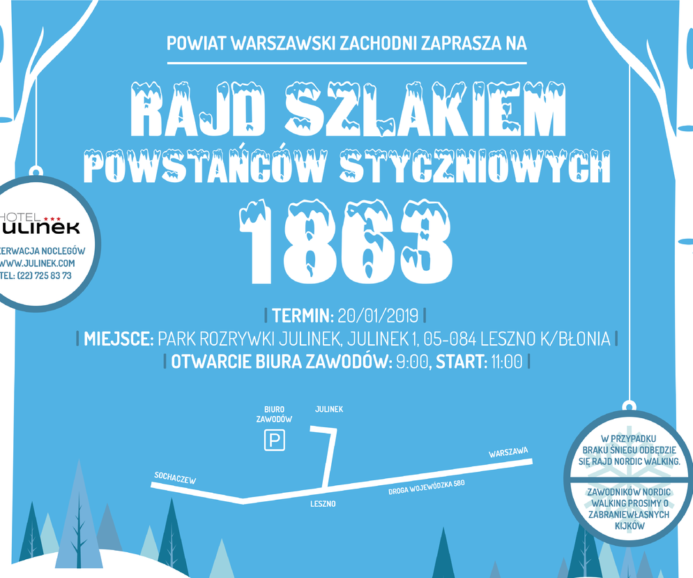 Narciarski Rajd Szlakiem Powstańców Styczniowych 1863 r.