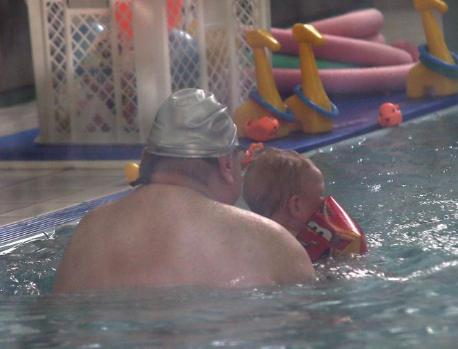 Ryszard Kalisz odbiera dziecko