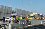 Śmiertelny wypadek na autostradzie A4 w Zabrzu. Droga jest zupełnie zablokowana