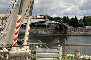 Budowa kładki Kazimierz – Ludwinów w Krakowie