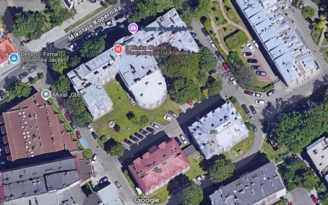 Przyszły Kwartał Kultury przy ul. Kopernika w Krakowie - Google Maps