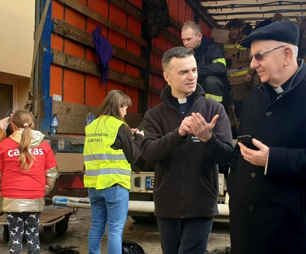 Lublin - Ukraina, Caritas i Lumen Mundi lubelskiego metropolity