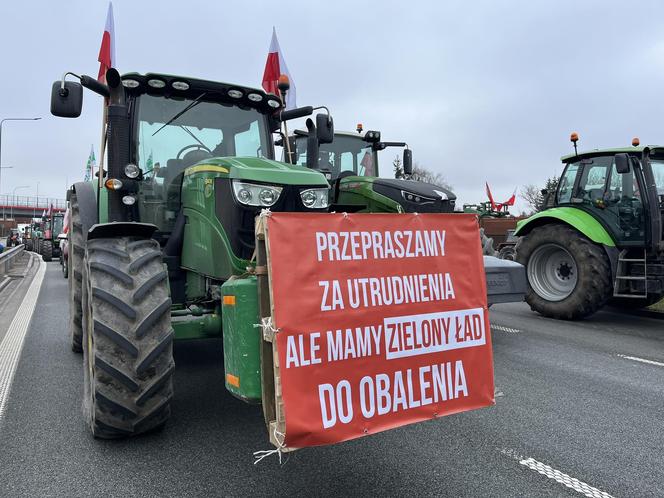 Protesty rolników w Warszawie