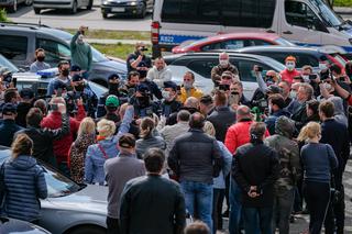 Protest przedsiębiorców w Katowicach.