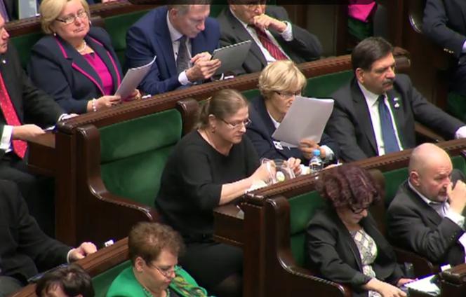 Krystyna Pawłowicz jadła w Sejmie