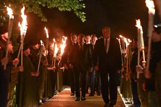Uroczystości na Westerplatte
