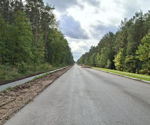 Remont drogi Tychów Stary - Starachowice (październik 2025)