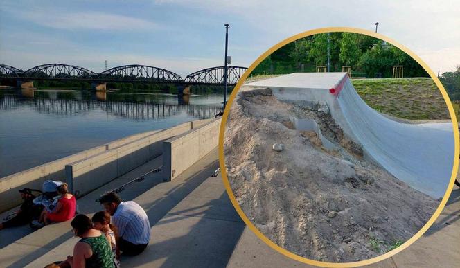 Na nowym nabrzeżu w Starym Fordonie już potrzebne są pilne naprawy. „To się może skończyć wypadkiem!”