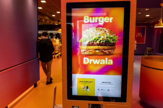Taki widok na premierze Burgera Drwala w McDonalds. Wielkie zaskoczenie.