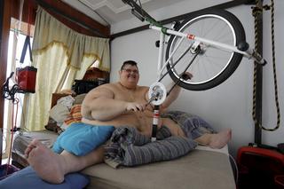 najgrubszy człowiek świata ćwiczy