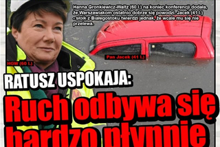 Zalana Warszawa - memy