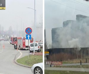 Tramwaje w Katowicach stanęły! Pożar budynku doprowadził do paraliżu komunikacyjnego