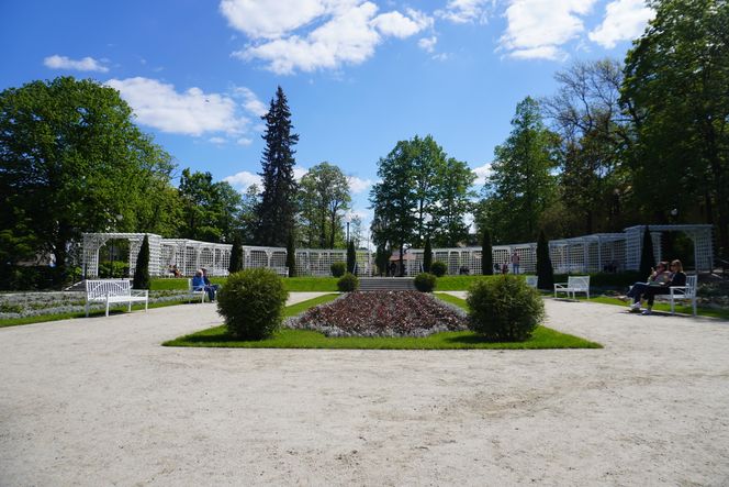 Różanka w Parku Planty po remoncie