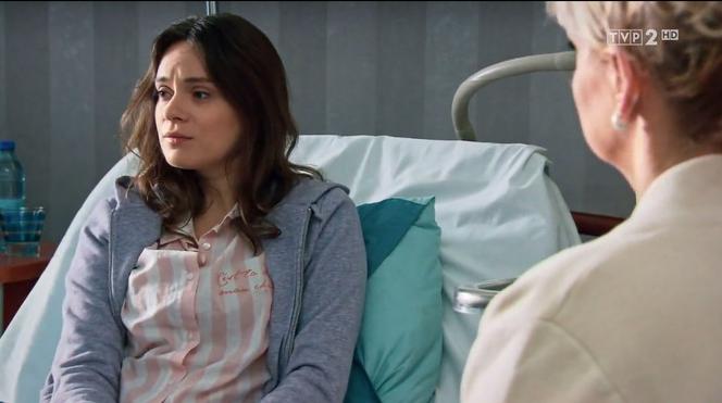 Barwy szczęścia odc. 1902. Małgorzata (Adrianna Biedrzyńska), Natalia (Maria Dejmek)