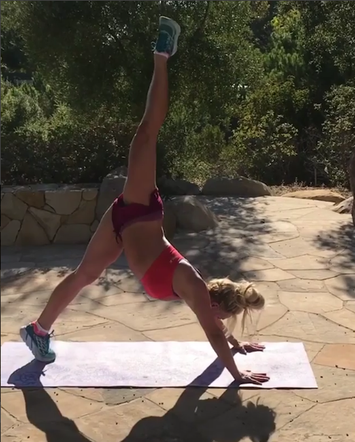 Trening Britney Spears