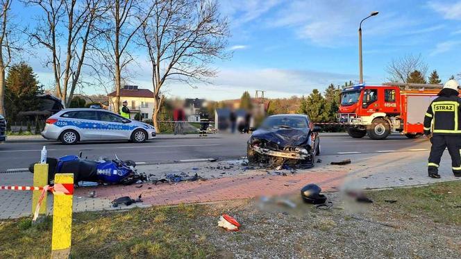 Tragedia pod Kraśnikiem. W wypadku zginął policjant