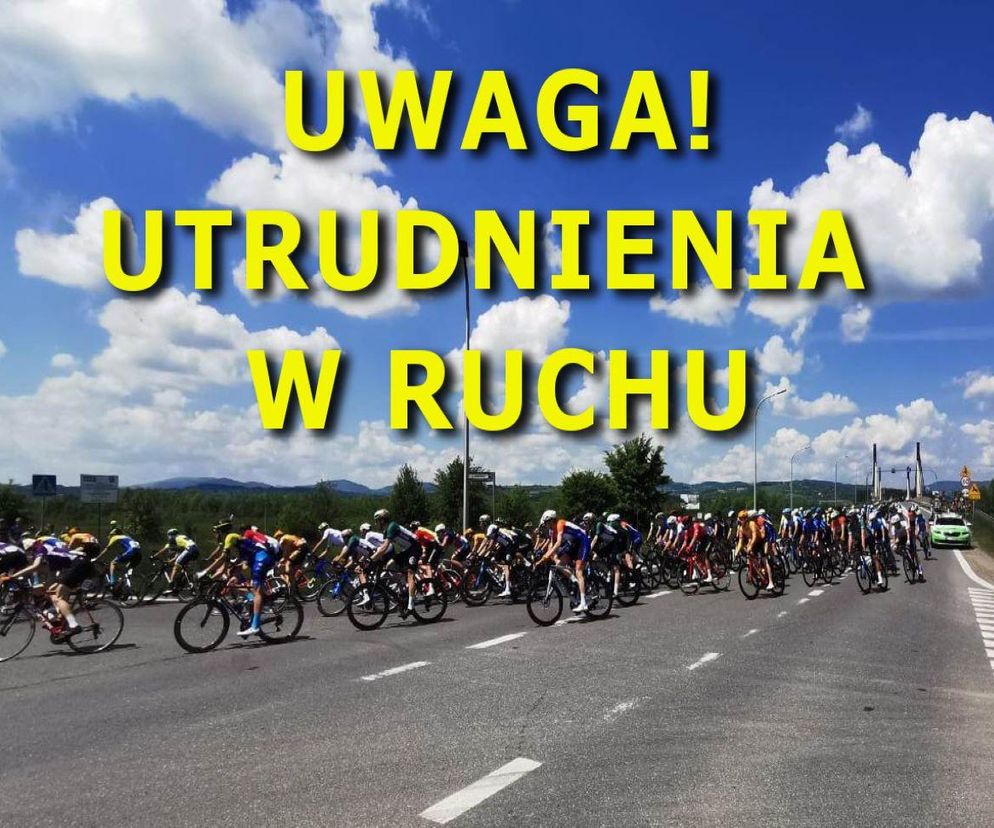 Uwaga kierowcy. Przez Sądecczyznę przejedzie wyścig kolarski. Będą utrudnienia