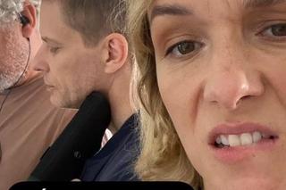 Na Wspólnej na planie: Iga (Lidia Sadowa), Robert Tadeusiak (Dariusz Wnuk)