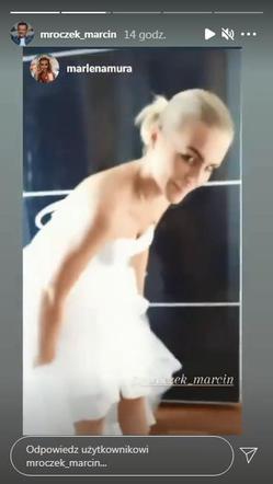 M jak miłość: żona Marcina Mroczka, Marlena Muranowicz świętuje 8 rocznicę ślubu