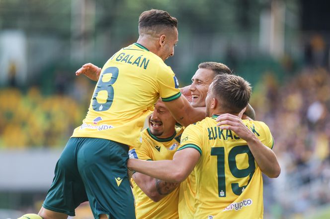 Kibice na meczu GKS Katowice - Arka Gdynia