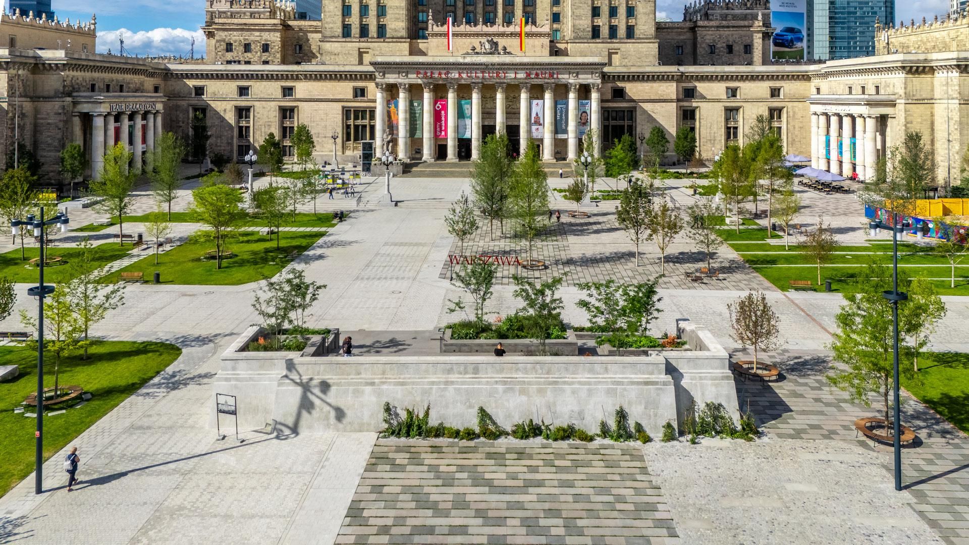Plac Centralny Warszawa, sierpień 2025