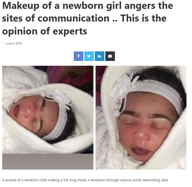 Artykuł o makijażu dziecka
