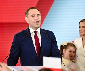Karol Nawrocki z rodziną. Jego córka skradła show na wieczorze wyborczym