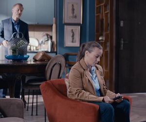 M jak miłość odc. 1885. Magda (Anna Mucha), Andrzej Budzyński (Krystian Wieczorek)