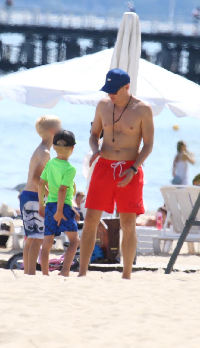 Marcin Moreczk jak  Adonis w Sopocie