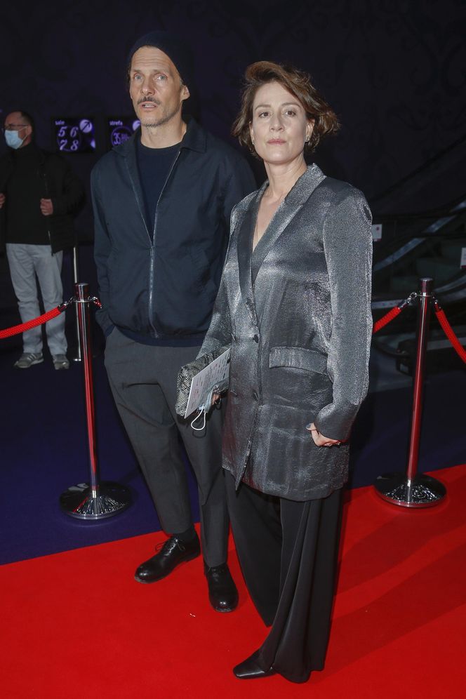 Maja Ostaszewska z partnerem