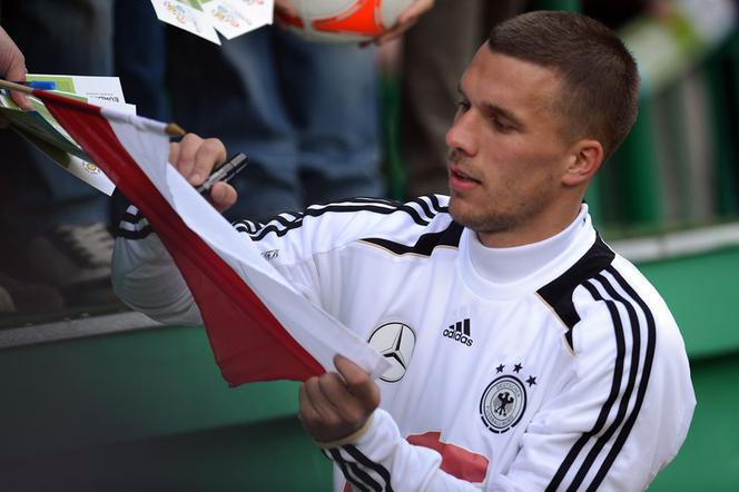 Lukas Podolski, napastnik reprezentacji Niemiec
