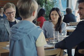 M jak miłość odc. 1752. Marcin (Mikołaj Roznerski), Szymek (Staś Szczypiński), Maja (Laura Jankowska), Iza (Adriana Kalska), Radek (Philippe Tłokiński)