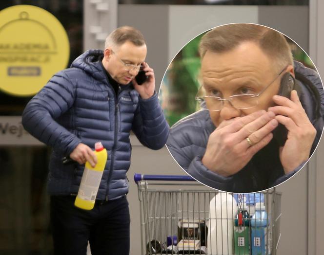 Andrzej Duda na zakupach przedświątecznych