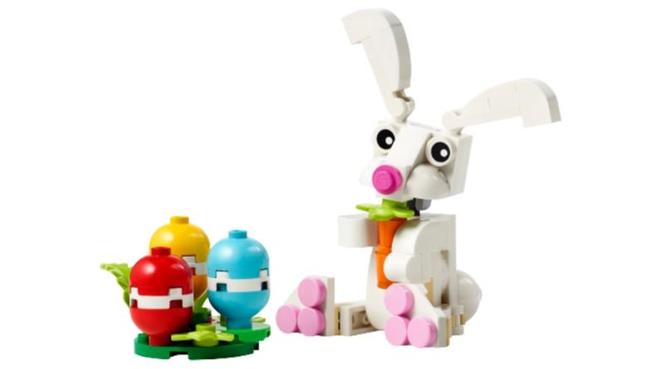 LEGO Easter Bunny with Colorful Eggs 