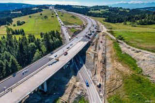 Budowa zakopianki DK 47 Rzdzawka - Nowy Targ - czerwiec 2024