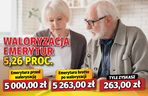 Waloryzacja emerytur 5,26 proc.
