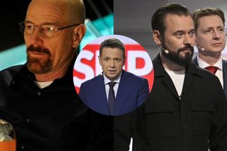 Wędzikowska komentuje stylizacje z debaty. Trumienny garnitur, ZA WĄSKIE SPODNIE