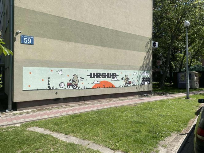 Nowy mural na Ursusie