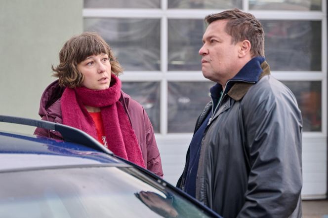 Na Wspólnej odc. 3998. Brygida (Maja Wolska), Michał (Robert Kudelski)