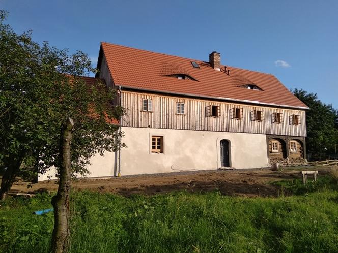 Dom przysłupowy w Grabiszycach Średnich na Dolnym Śląsku