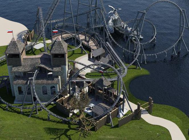 Chorzów: Lech Coaster wizualizacja