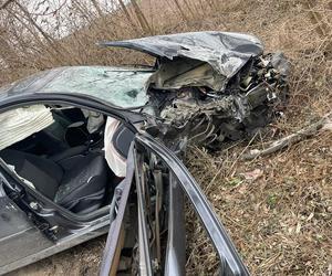 Poważne konsekwencje jazdy po alkoholu i ucieczki przed policją. Sprawca w szpitalu