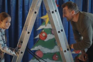 M jak miłość odc. 1854. Bartek (Arkadiusz Smoleński), Hania (Wiktoria Basik)