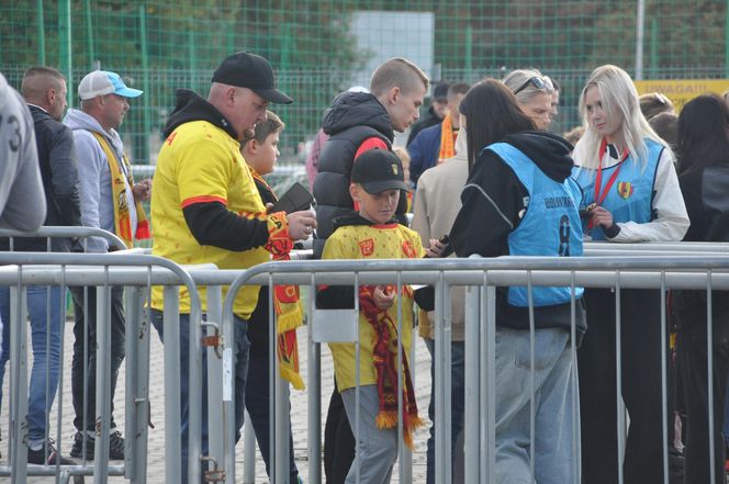 Korona Kielce - Lech Poznań. Zdjęcia kibiców na Exbud Arenie