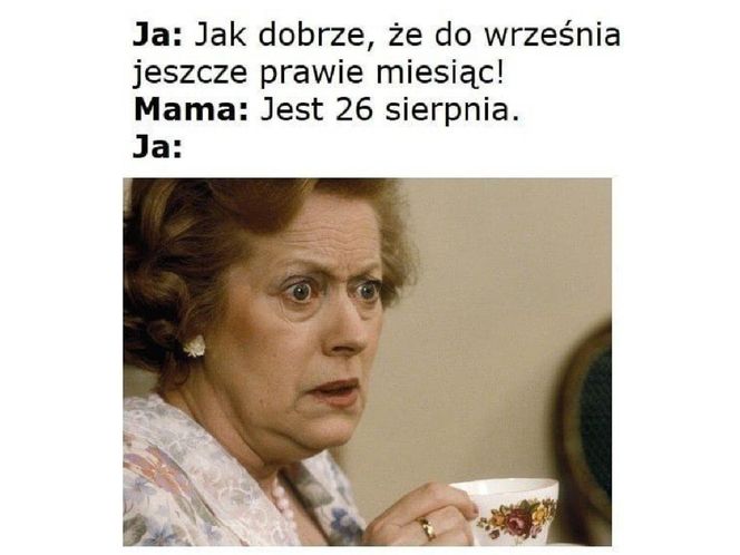 Memy o szkole i końcu wakacji