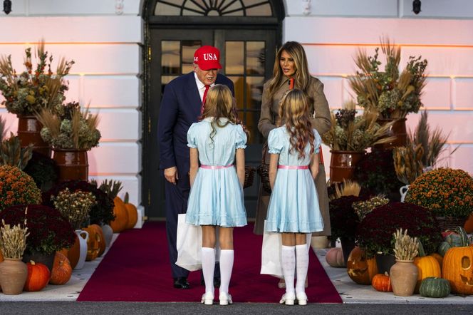 Tłumy na zabawie w Białym Domu. Tak Trump świętował Halloween EPA/JIM LO SCALZO