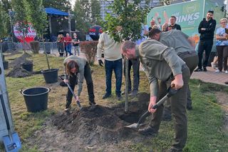 Nocny Kochanek posadził 10 drzew na 10-lecie zespołu